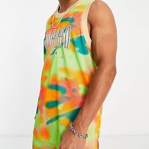 Nike Air Jordan Flight MVP  Mesh Jersey Tank Top Tie Dye (DQ8028 252) Large NWT